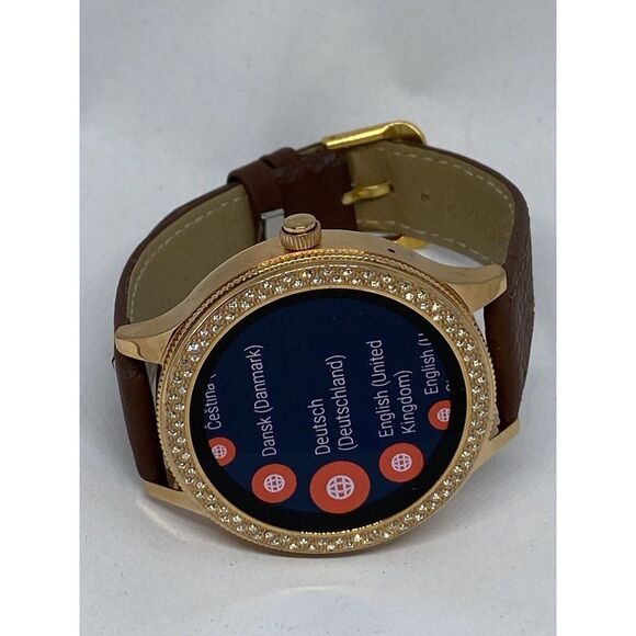 Fossil Gen 3 Authentic Genuine Smart Watch Custom Band FTW6008 LT214 - Picture 7 of 12